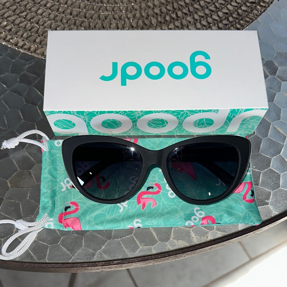 Goodr Black Breakfast Run to Tiffany’s Sunglasses